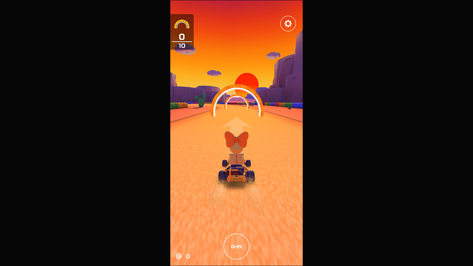 Race - Bonus Level screenshot of Mario Kart Tour video game interface.