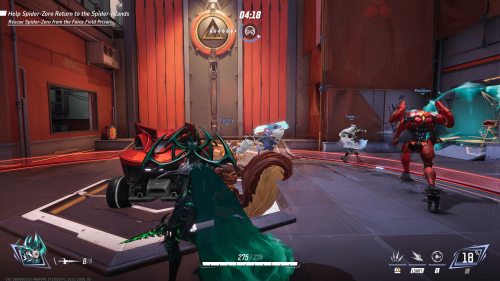 HUD screenshot of Marvel Rivals video game interface.