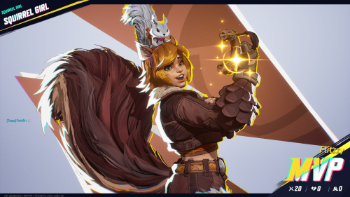 MVP screenshot of Marvel Rivals video game interface.