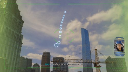 HUD screenshot of Marvel’s Spider-Man 2 video game interface.