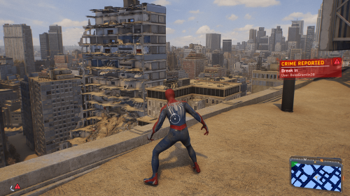 HUD screenshot of Marvel’s Spider-Man 2 video game interface.