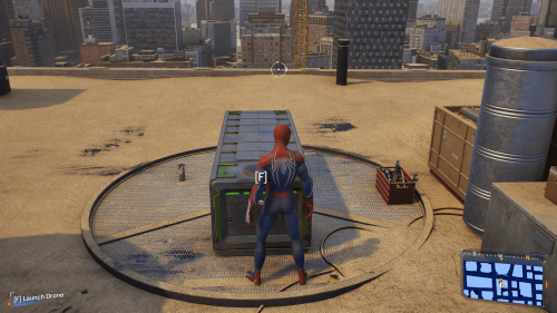 Interact screenshot of Marvel’s Spider-Man 2 video game interface.