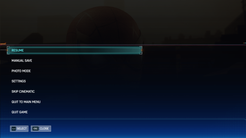 Pause screenshot of Marvel’s Spider-Man 2 video game interface.