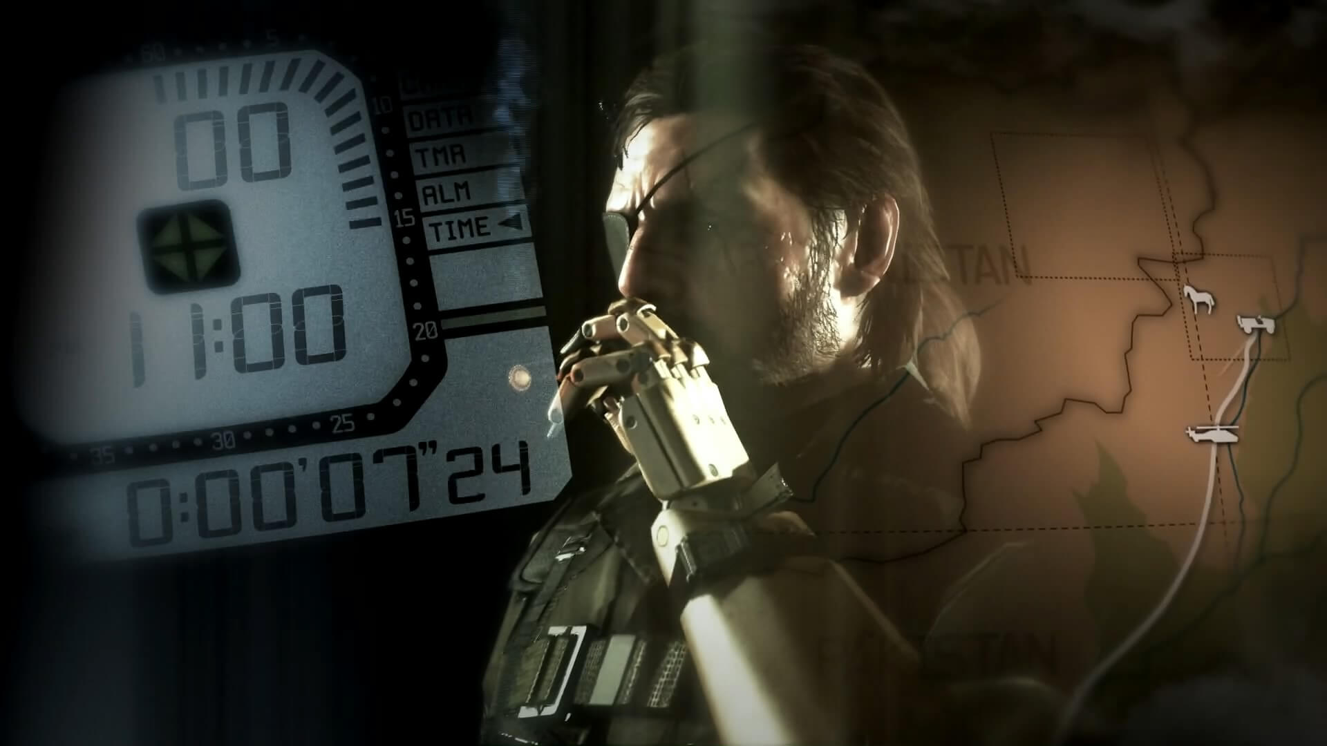 Cut Scene screenshot of Metal Gear Solid V: The Phantom Pain video game interface.