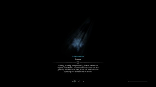 Loading screenshot of Monster Hunter: World video game interface.