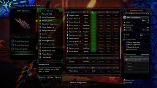 Manage kinsects screenshot of Monster Hunter: World video game interface.