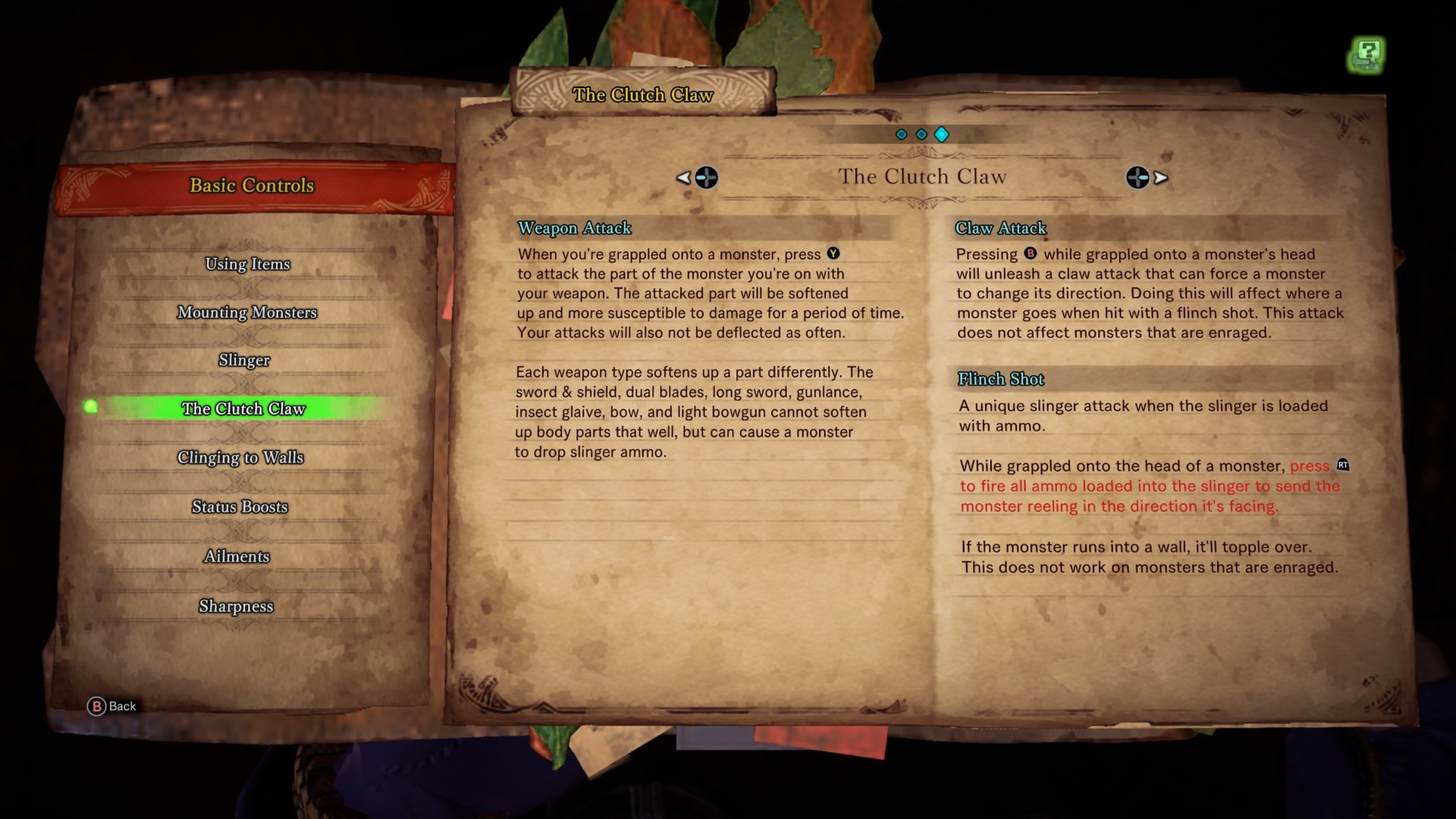 Weapon attack screenshot of Monster Hunter: World video game interface.