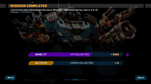 mothergunship-xp-collected