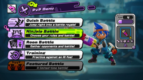 ninjala-pvp-menu