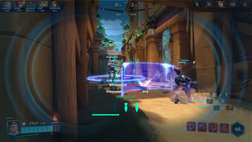 Target screenshot of Paladins: Champions of the Realm video game interface.