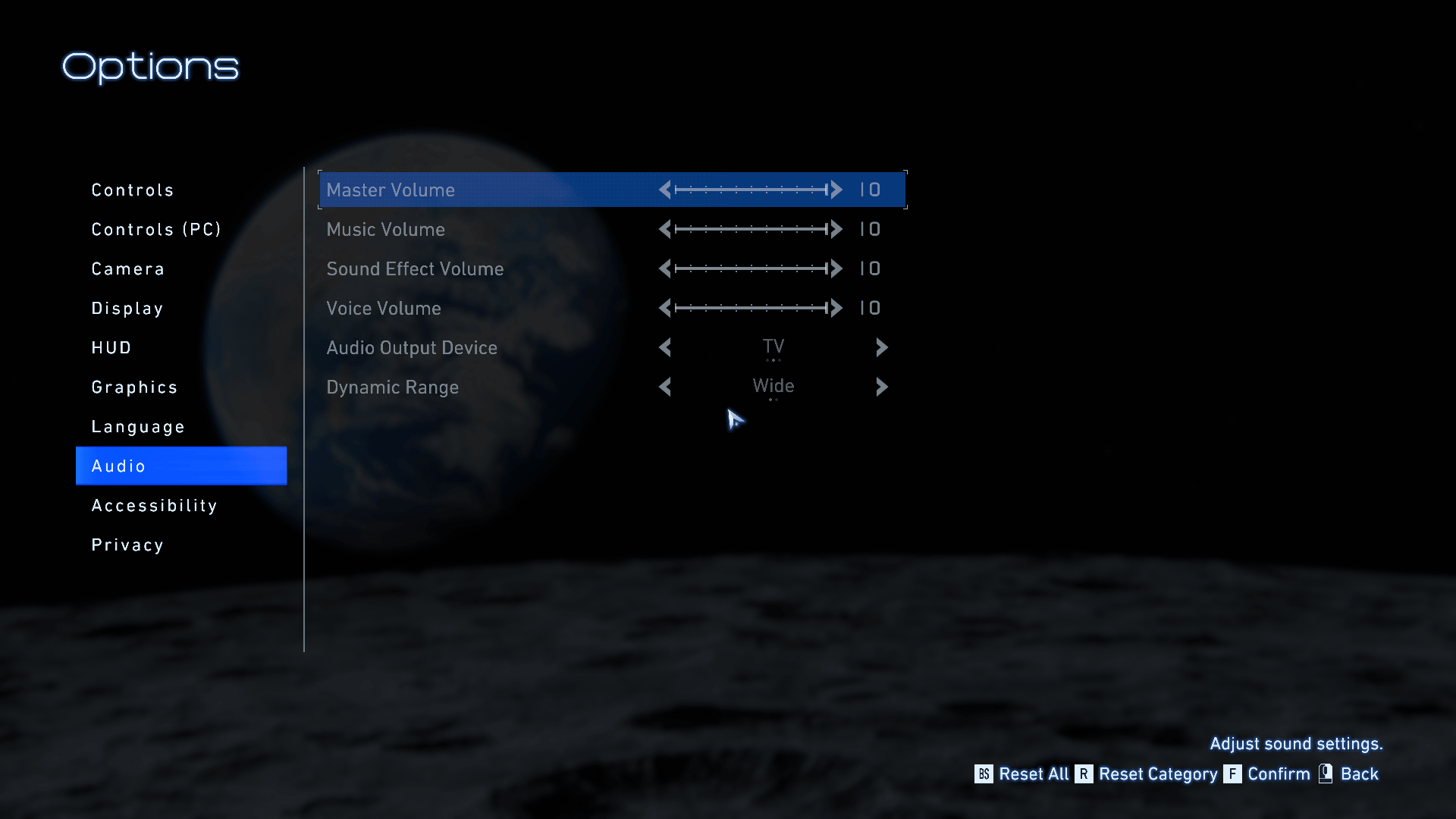 Audio screenshot of Pragmata video game interface.