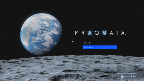 Difficulty Selection screenshot of Pragmata video game interface.