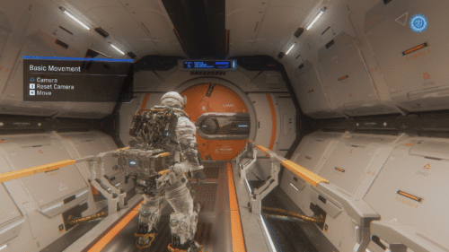 Tip screenshot of Pragmata video game interface.