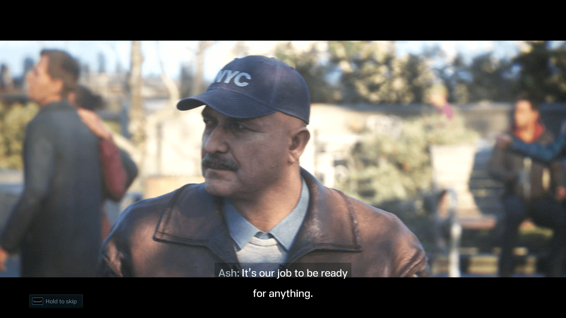 Cut Scene screenshot of Rainbow Six Siege Extraction video game interface.