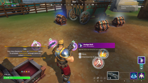 Tip screenshot of Realm Royale video game interface.