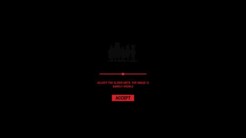 Brightness Setup screenshot of Reanimal video game interface.