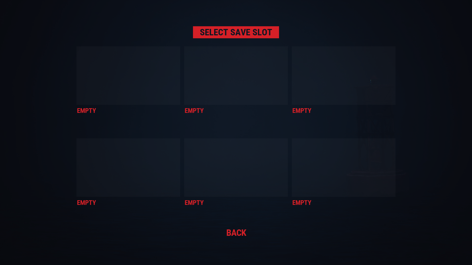 Save Game screenshot of Reanimal video game interface.