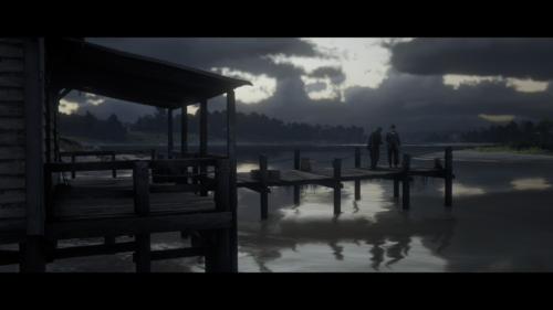 No HUD screenshot of Red Dead Redemption 2 video game interface.