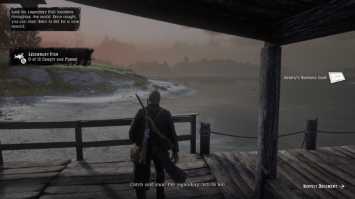 HUD screenshot of Red Dead Redemption 2 video game interface.