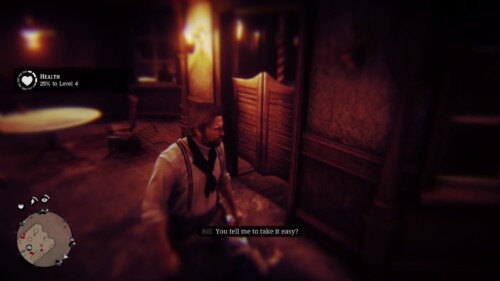 HUD screenshot of Red Dead Redemption 2 video game interface.