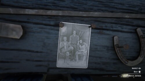 HUD screenshot of Red Dead Redemption 2 video game interface.