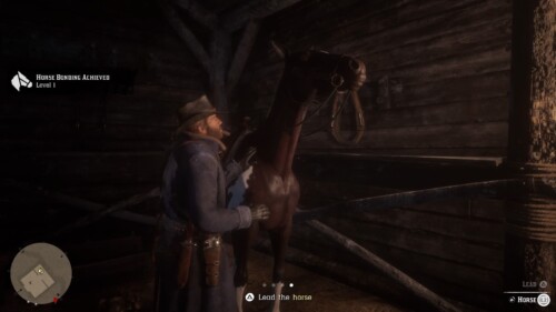 Interact screenshot of Red Dead Redemption 2 video game interface.