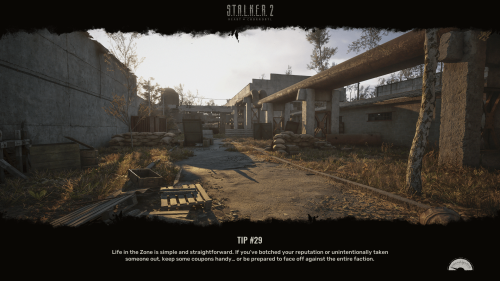 Loading screenshot of S.T.A.L.K.E.R. 2: Heart of Chornobyl video game interface.