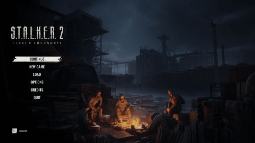 Main Menu screenshot of S.T.A.L.K.E.R. 2: Heart of Chornobyl video game interface.