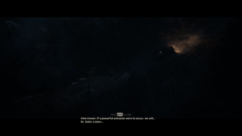 Subtitles screenshot of S.T.A.L.K.E.R. 2: Heart of Chornobyl video game interface.