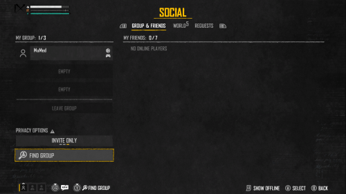 Social screenshot of Skull and Bones video game interface.