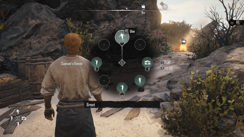Wheel screenshot of Skull and Bones video game interface.