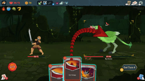 HUD screenshot of Slay The Spire 2 video game interface.