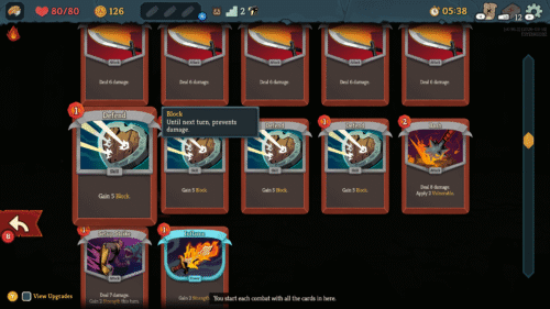 Cards screenshot of Slay The Spire 2 video game interface.
