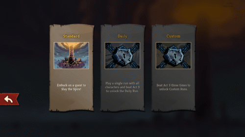 Game Mode screenshot of Slay The Spire 2 video game interface.