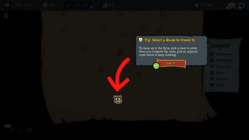 Hint screenshot of Slay The Spire 2 video game interface.