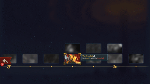 Timeline screenshot of Slay The Spire 2 video game interface.