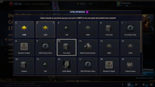 smite-level-up-bonus