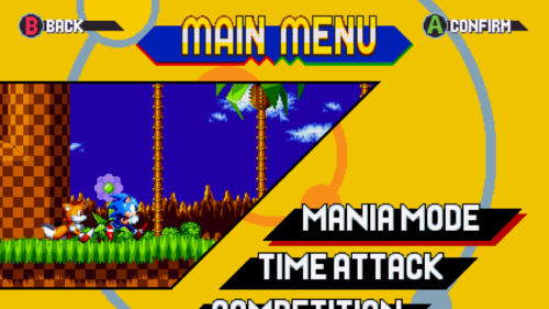 Accueil｜Manuel en ligne de Sonic Mania