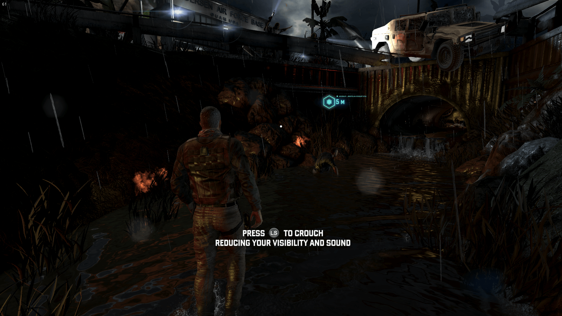 Hint screenshot of Splinter Cell: Blacklist video game interface.
