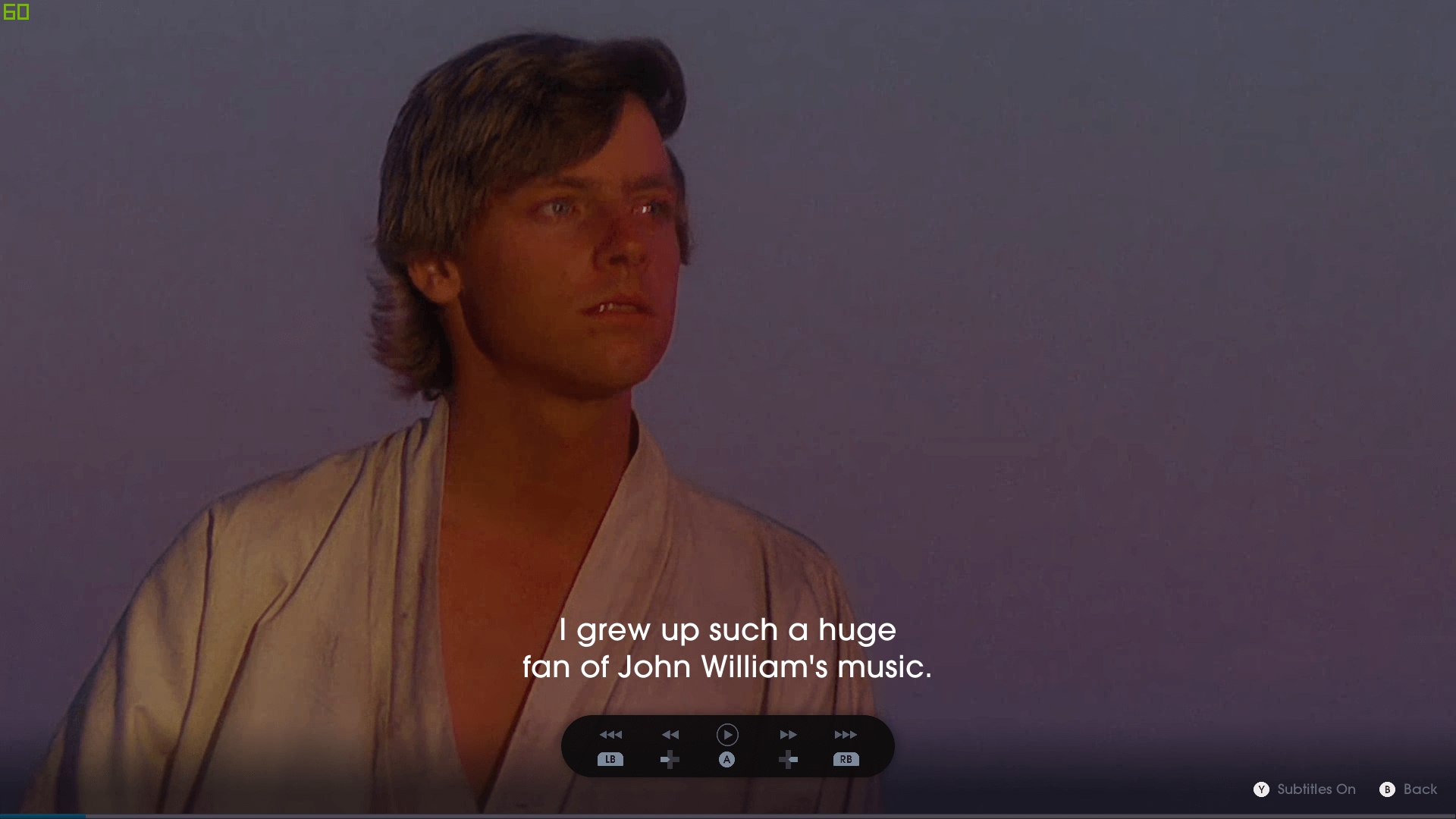 Video screenshot of Star Wars Jedi: Fallen Order video game interface.