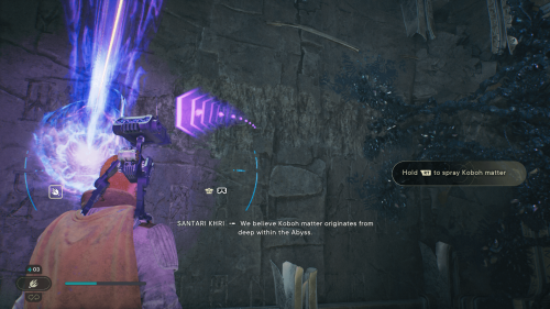 HUD screenshot of Star Wars Jedi: Survivor video game interface.