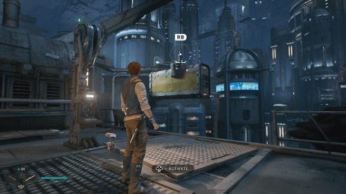 Interact screenshot of Star Wars Jedi: Survivor video game interface.