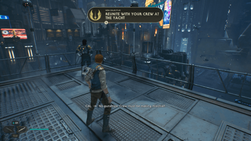 Quest screenshot of Star Wars Jedi: Survivor video game interface.
