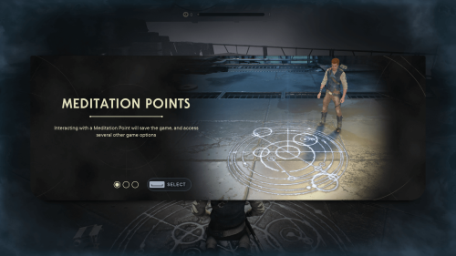 Tutorial screenshot of Star Wars Jedi: Survivor video game interface.