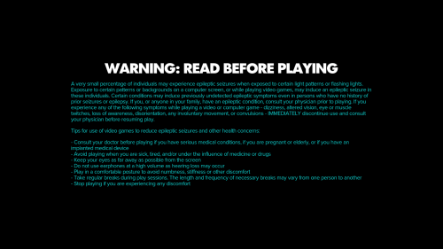 Epilepsy Warning screenshot of Star Wars Outlaws video game interface.