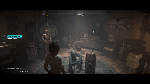 HUD screenshot of Star Wars Outlaws video game interface.