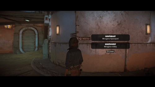 HUD screenshot of Star Wars Outlaws video game interface.