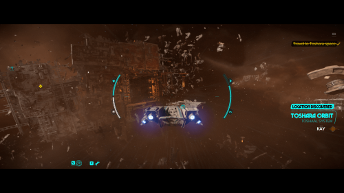 HUD screenshot of Star Wars Outlaws video game interface.