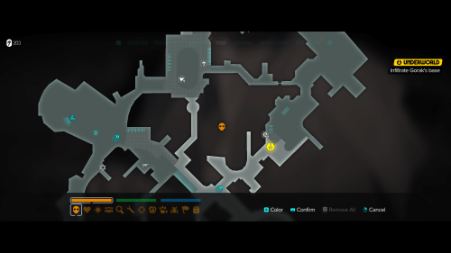 Map screenshot of Star Wars Outlaws video game interface.