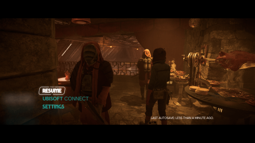 Pause screenshot of Star Wars Outlaws video game interface.